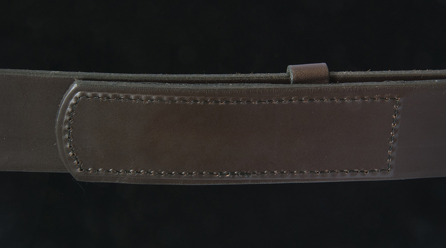 Plain Leather Buckle Free Belt for Musicians No Scratch Belt